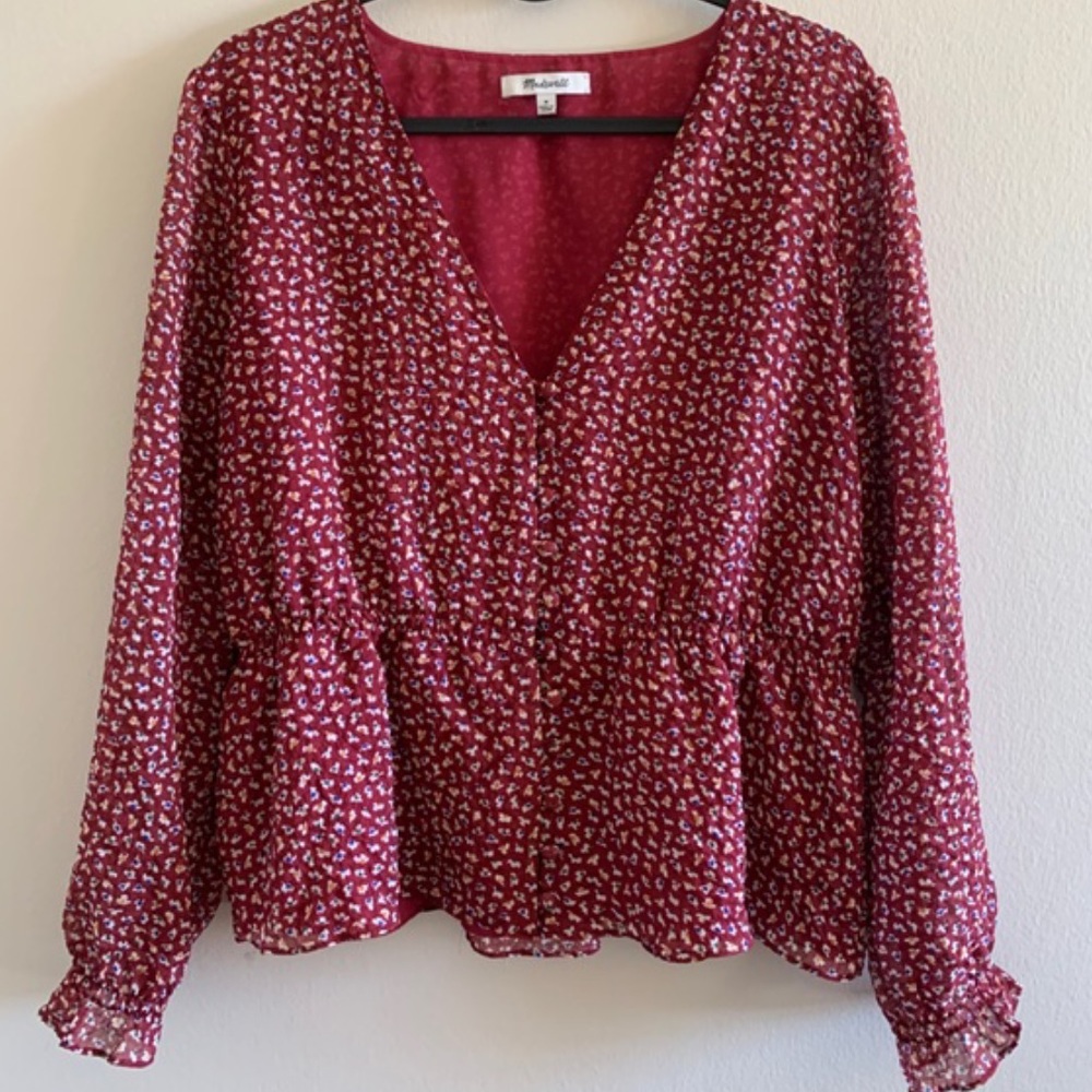 Madewell Overture Top in Ditsy Flowers